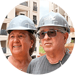 Carlos Alberto e Inês, clientes do Hípica Boulevard